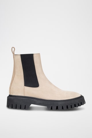 Nubuck Chelsea Boots Kosmic - Beige