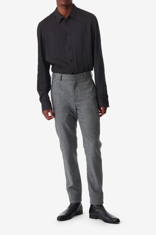 Overhemd Lommi - Wit en Zwart