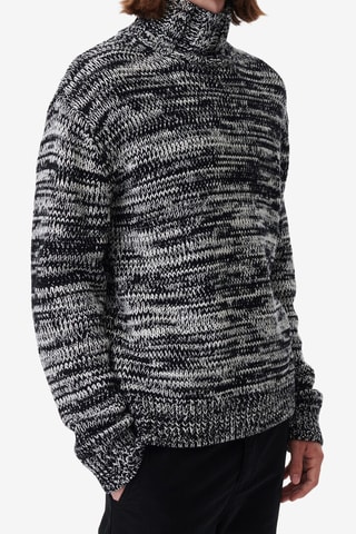 Wollen Trui Elliano - Gemêleerd Zwart