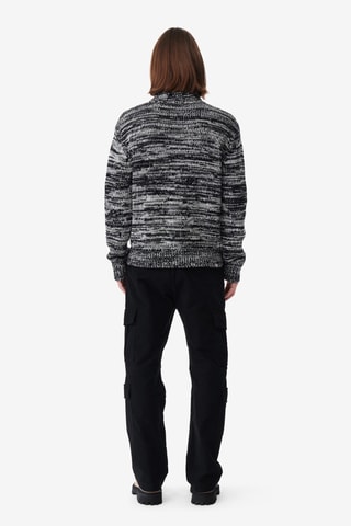 Wollen Trui Elliano - Gemêleerd Zwart