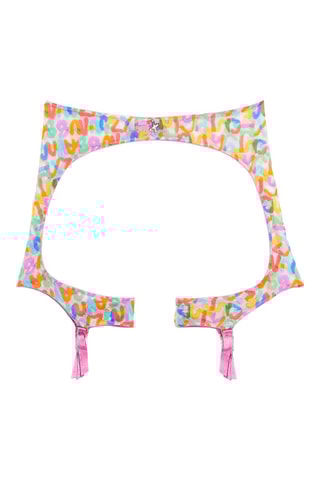 Jarretelgordel Tagged by Savage - Ecru en Oranje