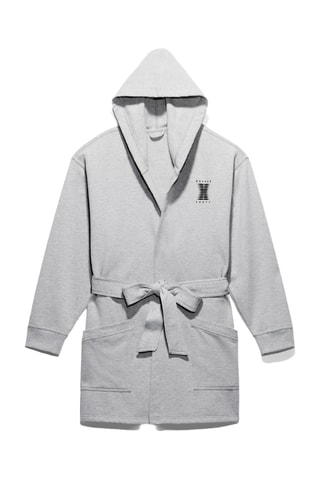 Badjas met Capuchon Forever Savage - Lichtgrijs