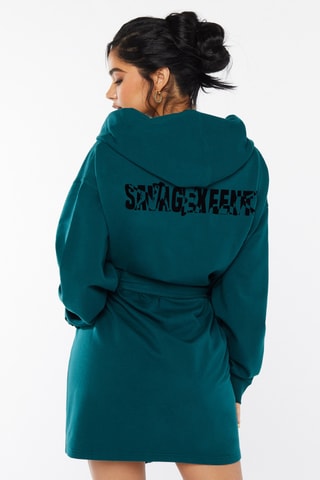 Badjas met Capuchon Forever Savage - Groen