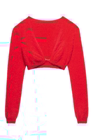 Pyjama Crop Top Fluff it up - Rood
