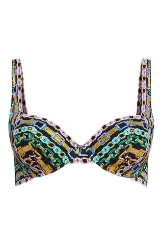 Voorgevormde Beha Chained In Lace - Zwart