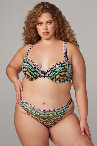 Voorgevormde Beha Chained In Lace - Zwart