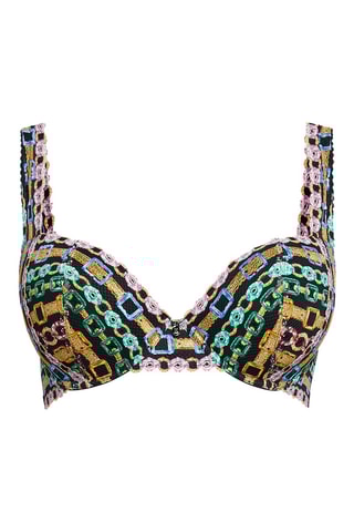 Voorgevormde Beha Chained In Lace - Zwart