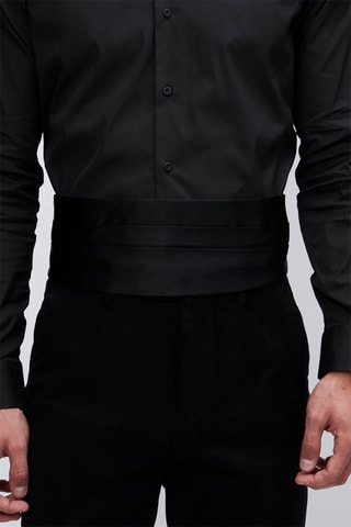 Ceinture en soie - Noir