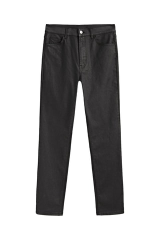 Pantalon slim en laine - Noir
