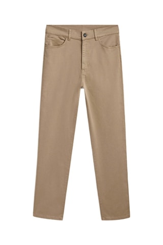 Pantalon slim - Beige