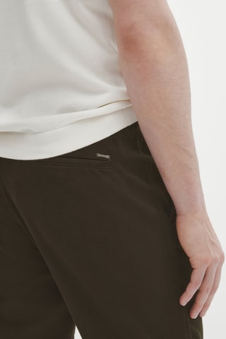 Pantalon chino sergé tapered fit - Kaki