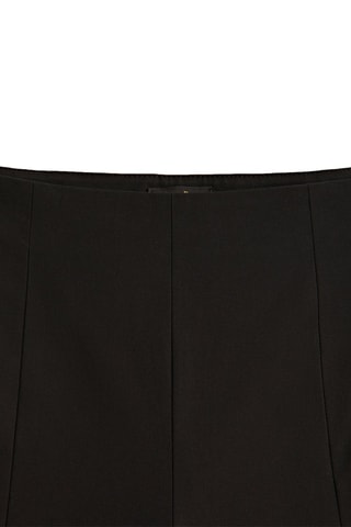 Pantalon slim fit en coton mélangé - Noir
