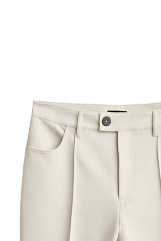 Pantalon surpiqûres - Ecru