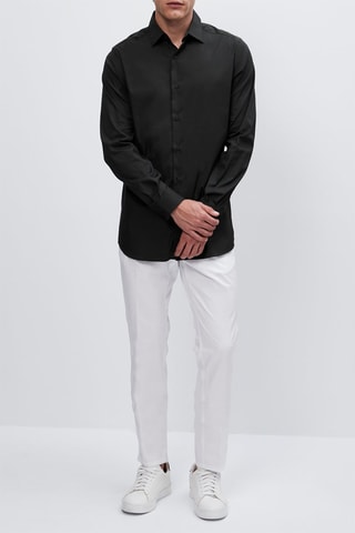 Pantalon chino ligero slim fit - Blanc