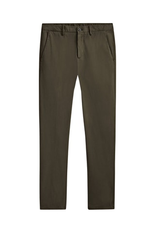 Pantalon chino en coton droit - Kaki