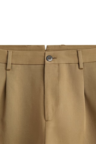 Pantalon chino pinces relaxed fit - Blanc