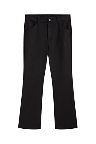 Pantalon flare en lin - Noir