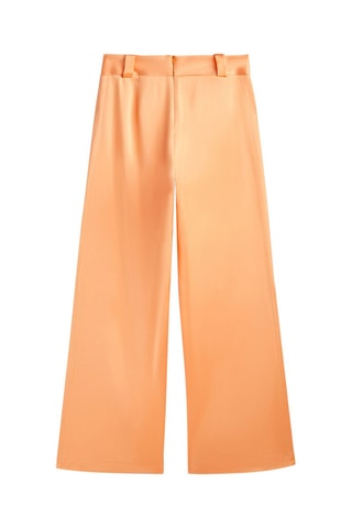 Brede Satijnen Broek - Studio - Zalmkleurig