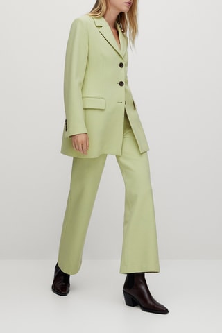 Pantalon de tailleur évasé - Vert clair