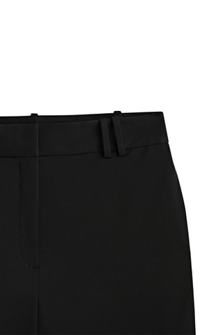 Pantalon cropped double passant - Noir