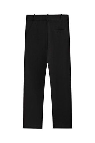 Pantalon cropped double passant - Noir