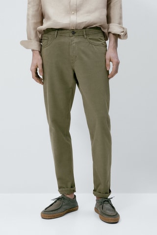 Jean tapered fit - Vert