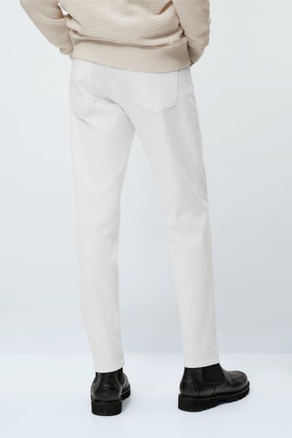 Jean selvedge coupe tapered - Blanc