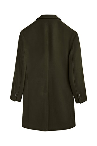 Manteau en laine mélangée - Kaki