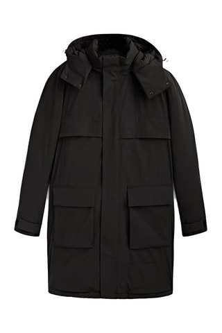 Manteau en lin - Noir
