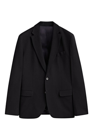 Veste en lin - Bleu marine