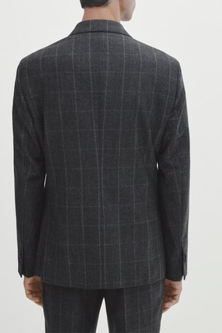 Veste en cuir - Gris