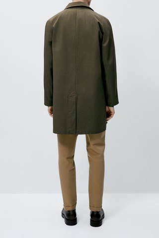 Veste trench avec du coton - Kaki