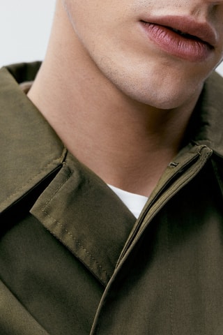 Veste trench avec du coton - Kaki