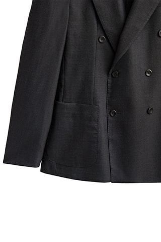 Veste de costume en laine - Bleu marine