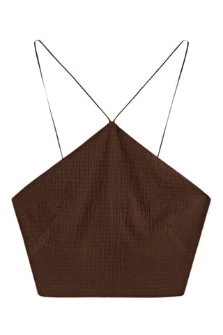 Crop top - Marron