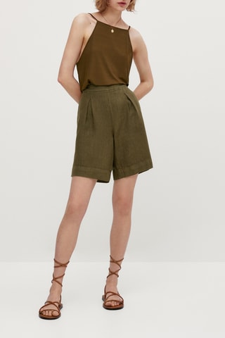 Top élastique bretelles - Kaki