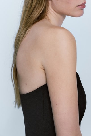 Top bustier noir - Noir