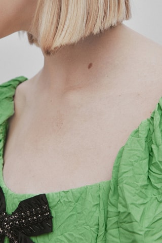 Korte Jurk met Strikjes - Studio - Groen