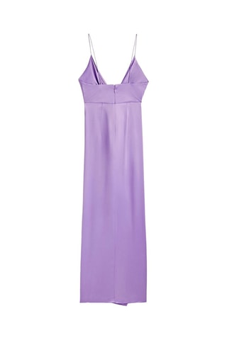 Jurk met V-hals - Studio - Lichtpaars