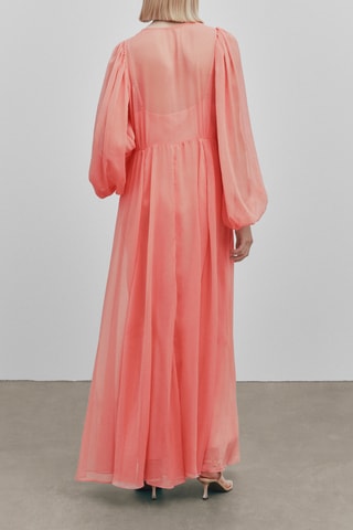 Lange Romantische Jurk - Studio - Roze