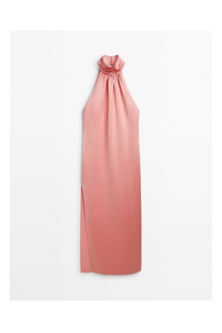 Rechte Jurk - Poederroze