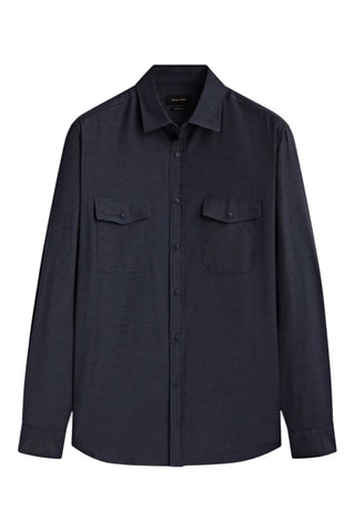 Chemise regular - Bleu marine