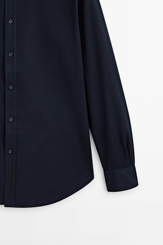 Chemise en ramie - Bleu nuit