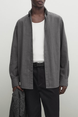 Chemise - Gris chiné