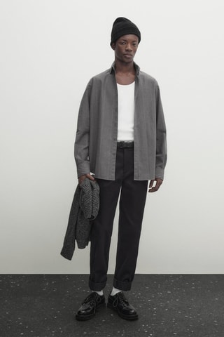 Chemise - Gris chiné