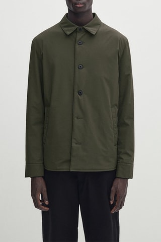 Surchemise en lin - Kaki