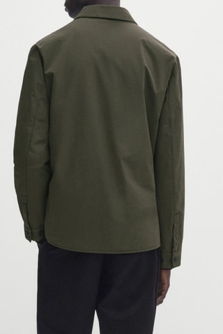 Surchemise en lin - Kaki