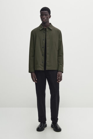 Surchemise en lin - Kaki