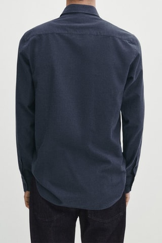 Chemise slim - Bleu marine