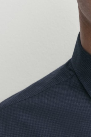 Chemise slim - Bleu marine